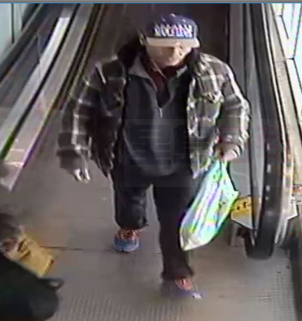 70歲女子在超市里被性侵 警公佈嫌犯圖像