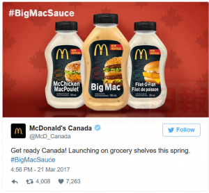 不要錯過 超市將出售麥當勞最受歡迎醬料