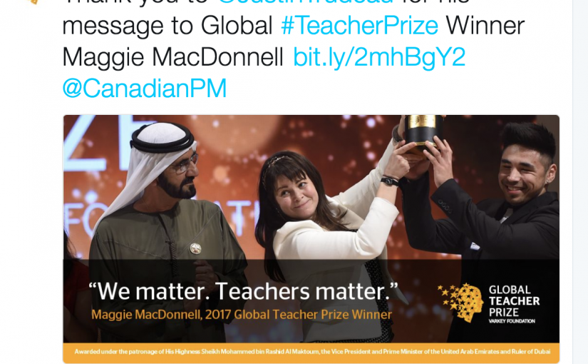 不畏嚴寒教原住民6年 加拿大Miss獲全球教師獎