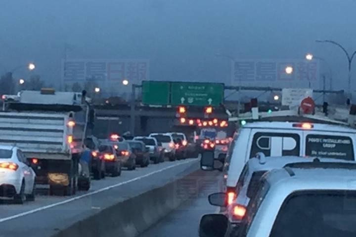 卑詩省烈治文市的Massey隧道暫時關閉