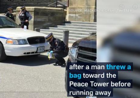 國會山前發現可疑包裹 一名男子被捕