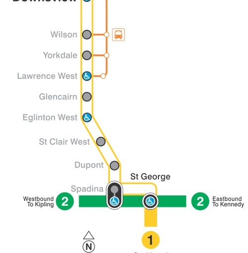 本週地鐵閉站報告 Yorkdale站也不開