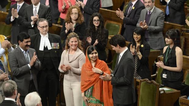 諾貝爾獎得主馬拉拉成加國最年輕榮譽公民