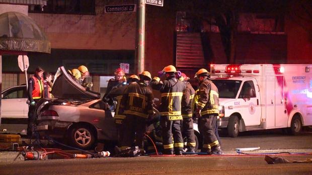 溫哥華發生致命交通意外一名男子死亡