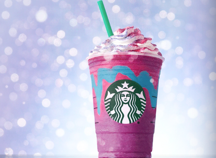 星巴克限量版獨角獸星冰樂紅遍網絡 店員抱怨太累
