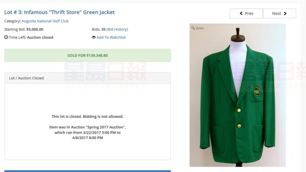 多倫多舊貨店售價$5的夾克 拍出13萬天價