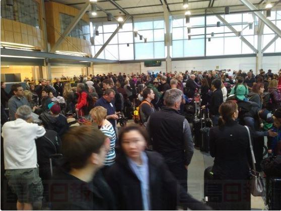 溫哥華國際機場行李系統星期六早上一度出現問題