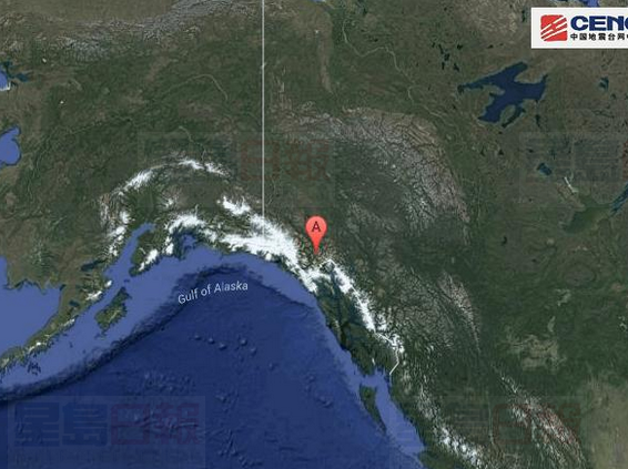 加拿大育空地帶一早發生6.6級左右地震