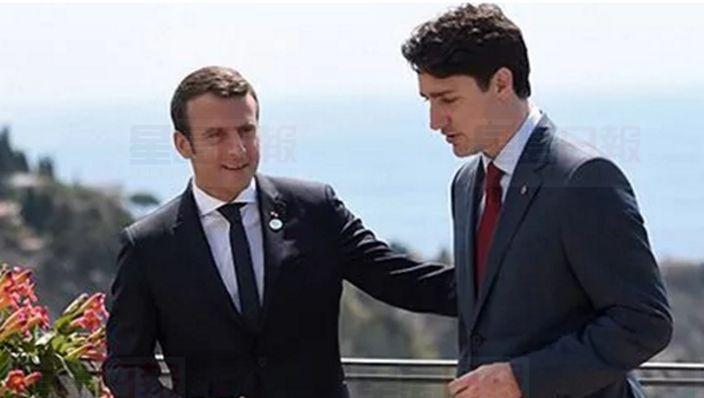 養眼！ 加法「男神」杜魯多馬克龍G7峰會