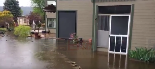 卑詩省內陸以流動水壩控制洪水