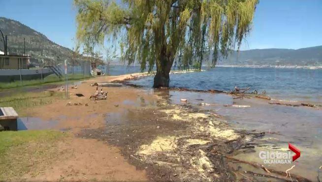 卑詩省內陸Okanagan湖水位上升 有水浸威脅