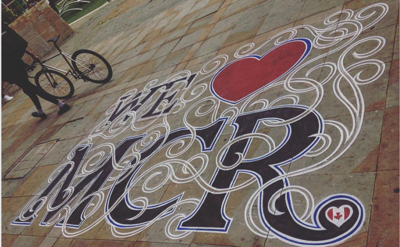 多倫多馬路畫家飛往曼徹斯特 用畫傳遞愛