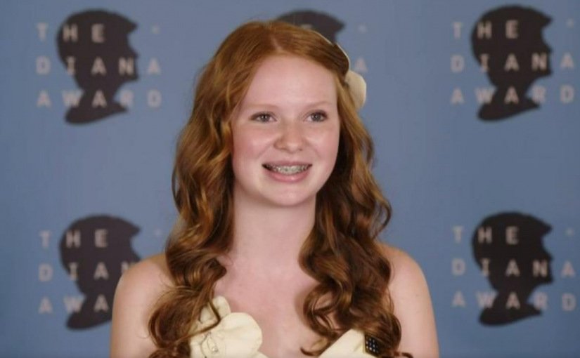 20歲女孩募集超過3千毛毯獲得黛安娜獎