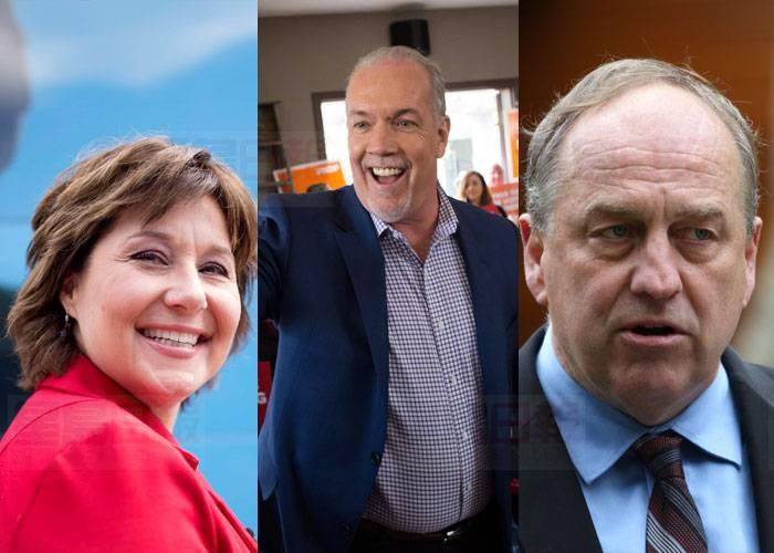 卑詩省選進行最後一日競選活動