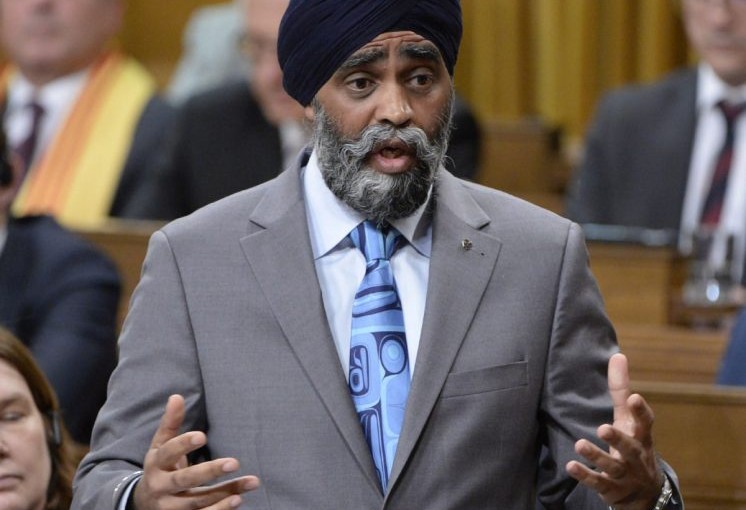 保守黨投訴國防部長Sajjan發表錯誤言論，要求國會議長定奪