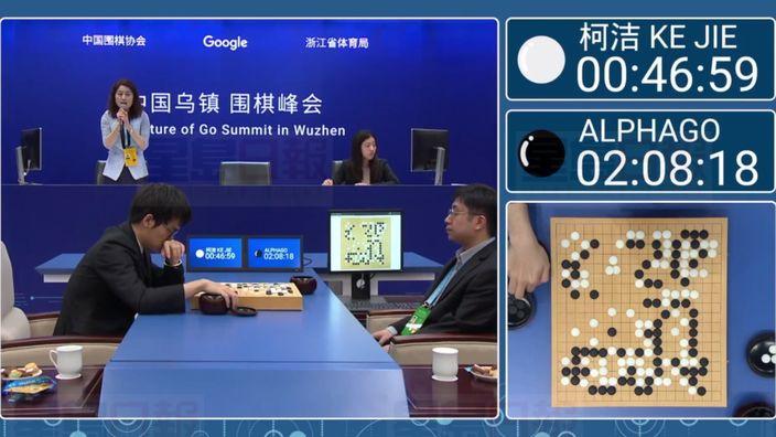 人機圍棋戰AlphaGo再勝一局 稱柯潔表現完美