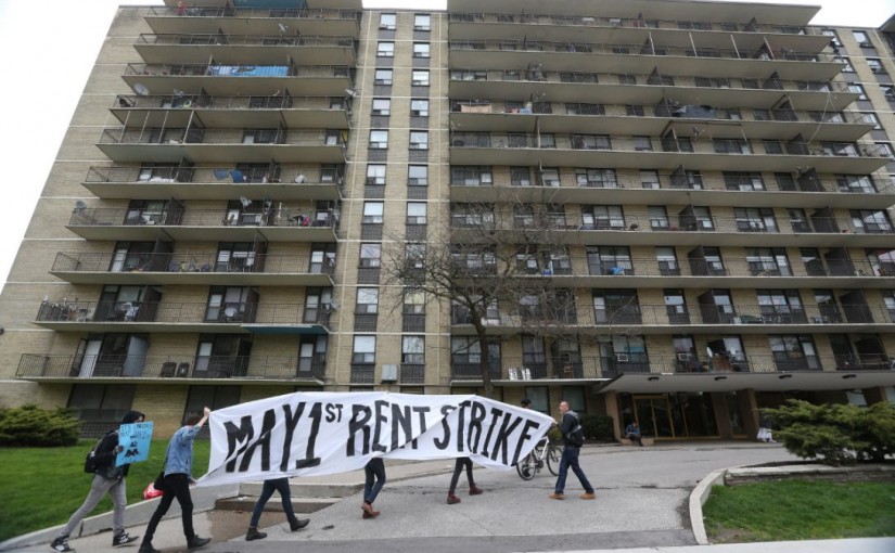Parkdale租客拒交房租 抗議房價高漲年久失修