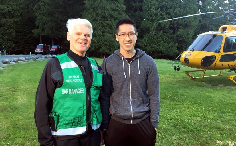 華裔青年北岸行山抽搐被困一夜獲救