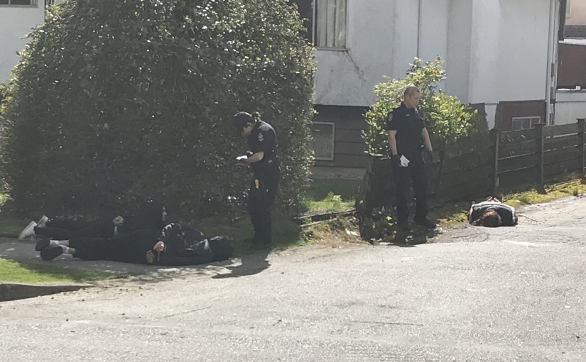 溫哥華東區發生毆鬥案 4男1女被補