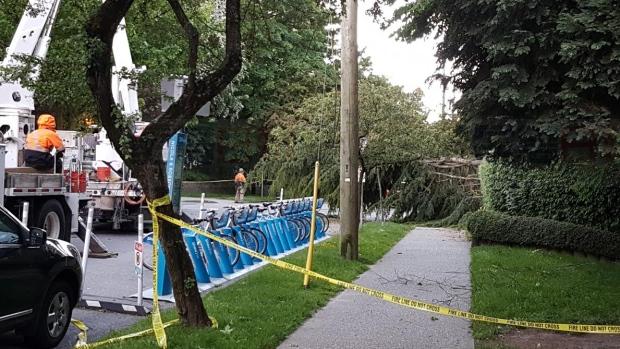 環境部向大溫哥華地區發出的強風警告 已經取消