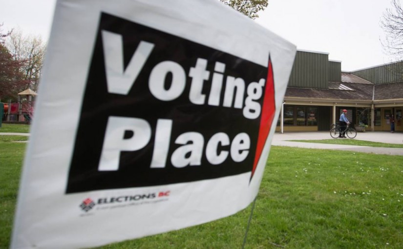 卑詩選舉局將點算缺席投票的選票