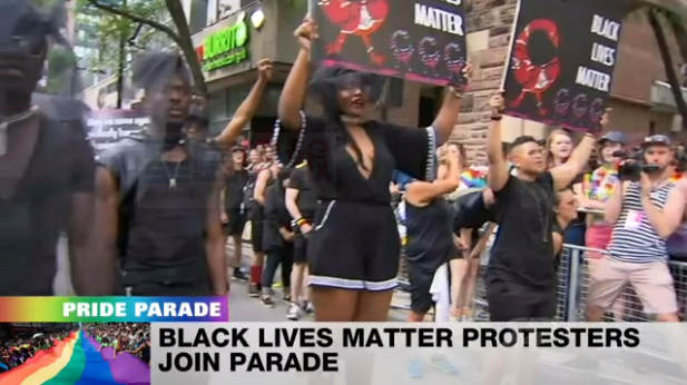 黑人性命也是命組織出現 但未阻斷自豪巡遊