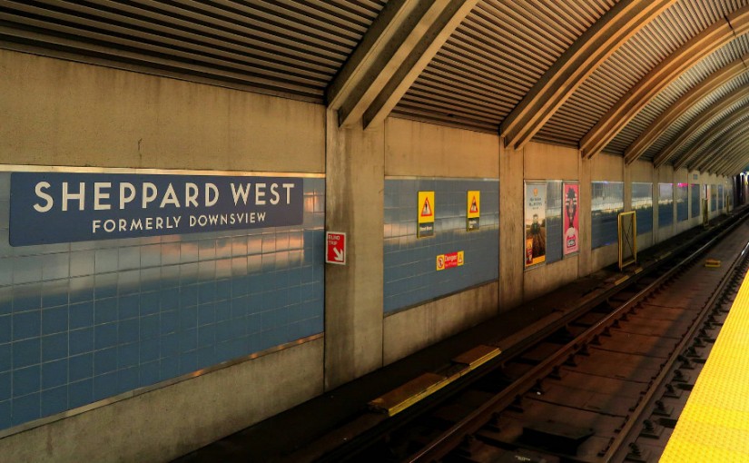 本週末TTC地鐵一號線有路段關閉