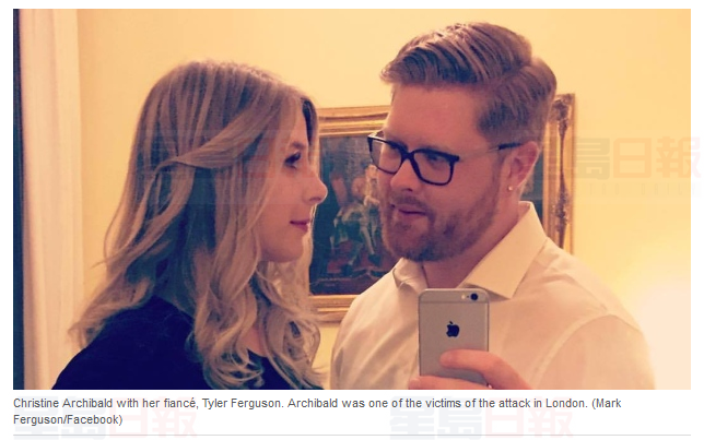倫敦恐襲中遇難加人為來自卑詩女子