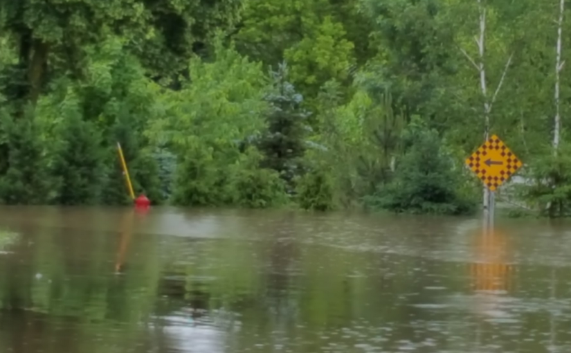安省南部小鎮8小時降雨158mm 仍處於緊急狀態