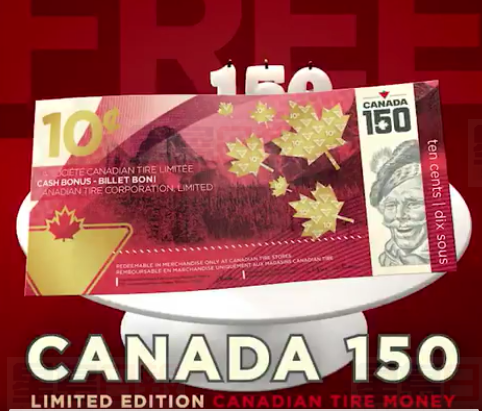 慶祝加拿大國慶 CanTire貨幣出高仿真限量版！