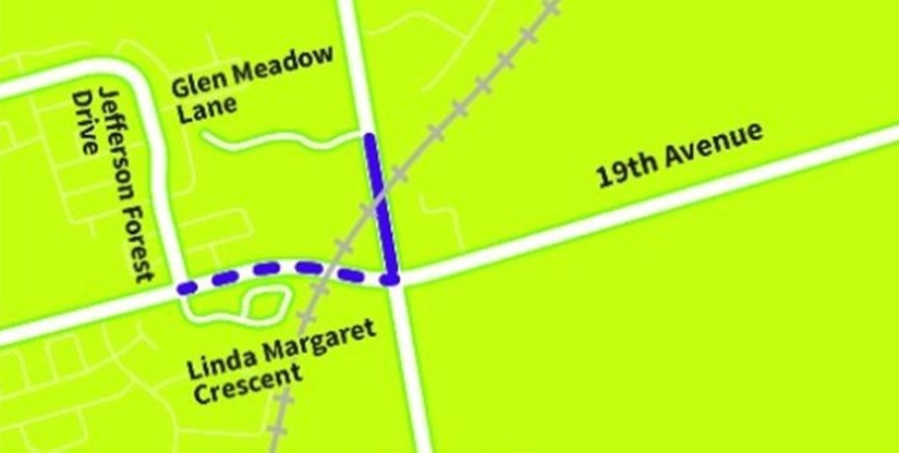 列治文山部分路段因工程建設需要暫時關閉