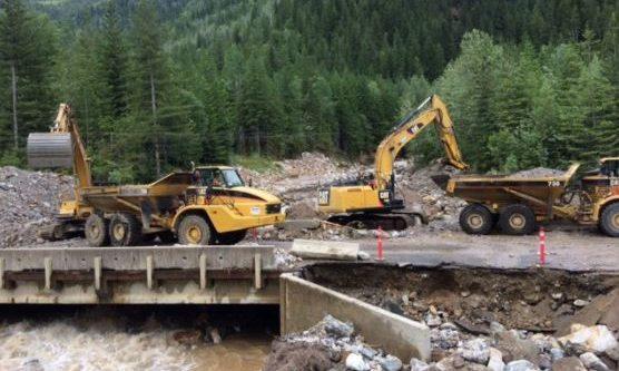 卑詩省內陸Revelstoke以西的一段一號公路已在星期六晚前重開