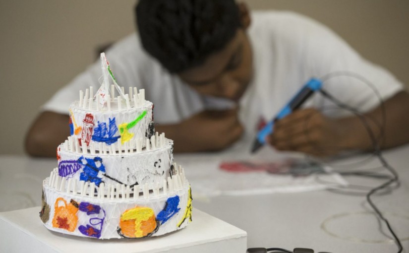 萬錦500名志願者3D打印製作蛋糕慶國慶