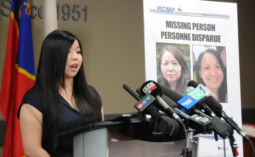 家人呼籲找尋失蹤華裔女子廖三利