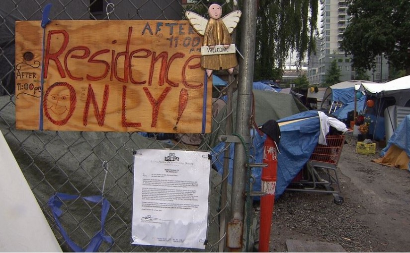溫東「帳幕城」露宿者拒絕撤離