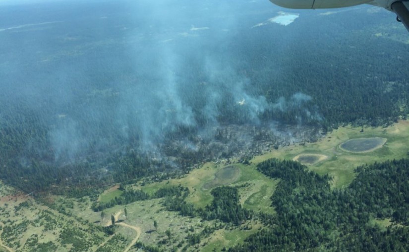 卑詩內陸Lac La Hache地區山火 仍未得到有效控制