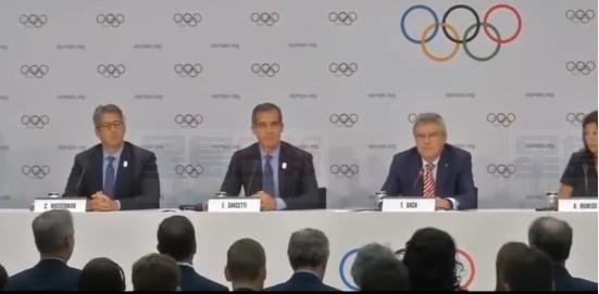 巴黎和洛杉磯同時贏得奧運會承辦權