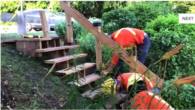 怡陶碧谷公園$550的阶梯已被拆除 准备重建