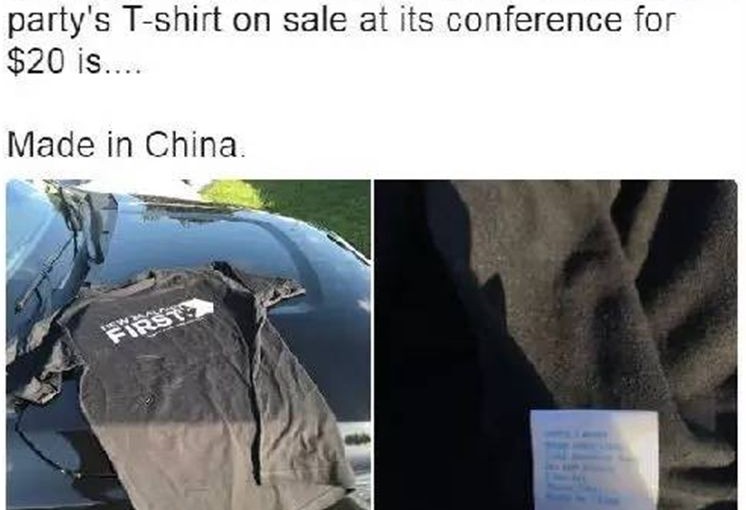 新西蘭抵制“中國製造”T Shirt 被揭在中國製造……