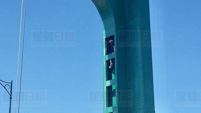 溫哥華警方起訴兩名攀爬獅門橋的美國遊客