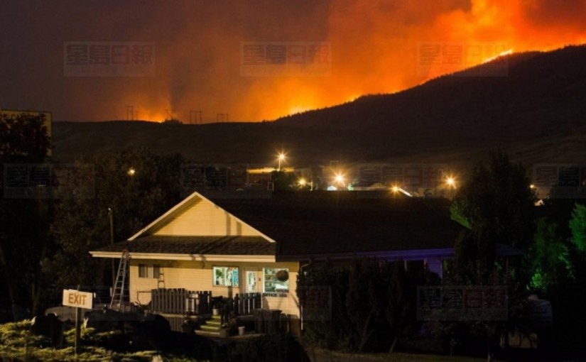 卑詩省大火安省派出105名消防員