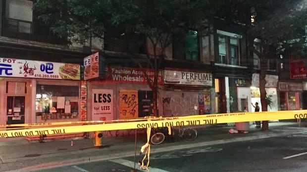 多倫多唐人街一建築倒塌 二十多人被轉移