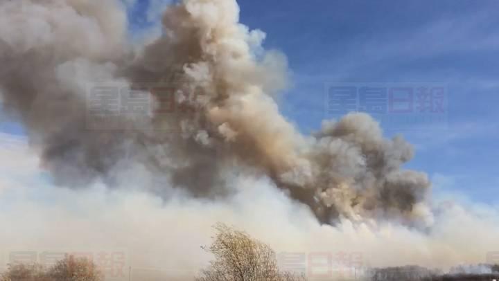 卑詩省內陸夏里遜湖附近的山火 仍未受控