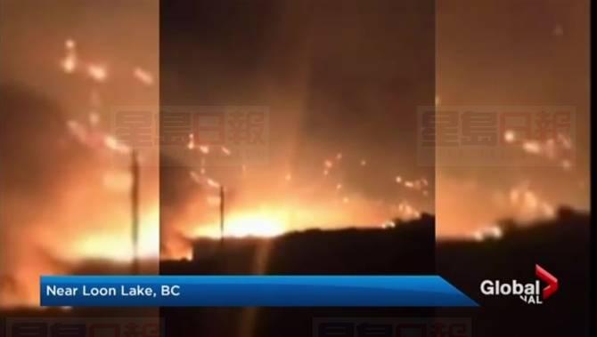 卑詩省內陸的山火 已令約3萬7000名居民疏散