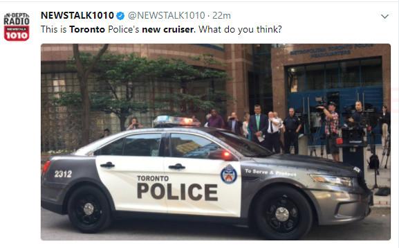多倫多新的巡邏警車長這樣