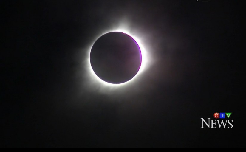 多圖！日全食一片漆黑 NASA正在直播