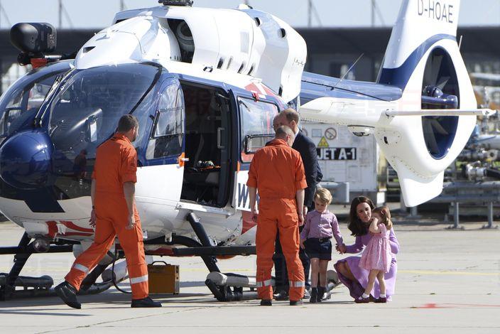 英國王位繼承人不可同機 威廉喬治破慣例