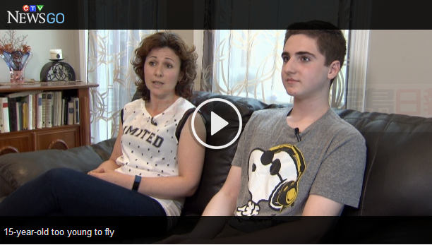 加國15歲少年遭拒登機 被困美國機場10小時