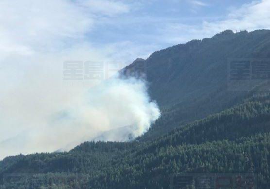 卑詩省夏里遜湖有新山火 令山火形勢更形吃緊