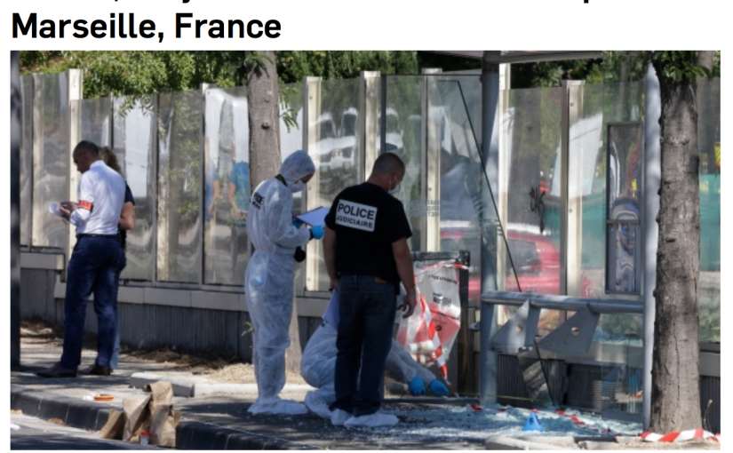法國馬賽貨車衝撞公交站 一死一傷